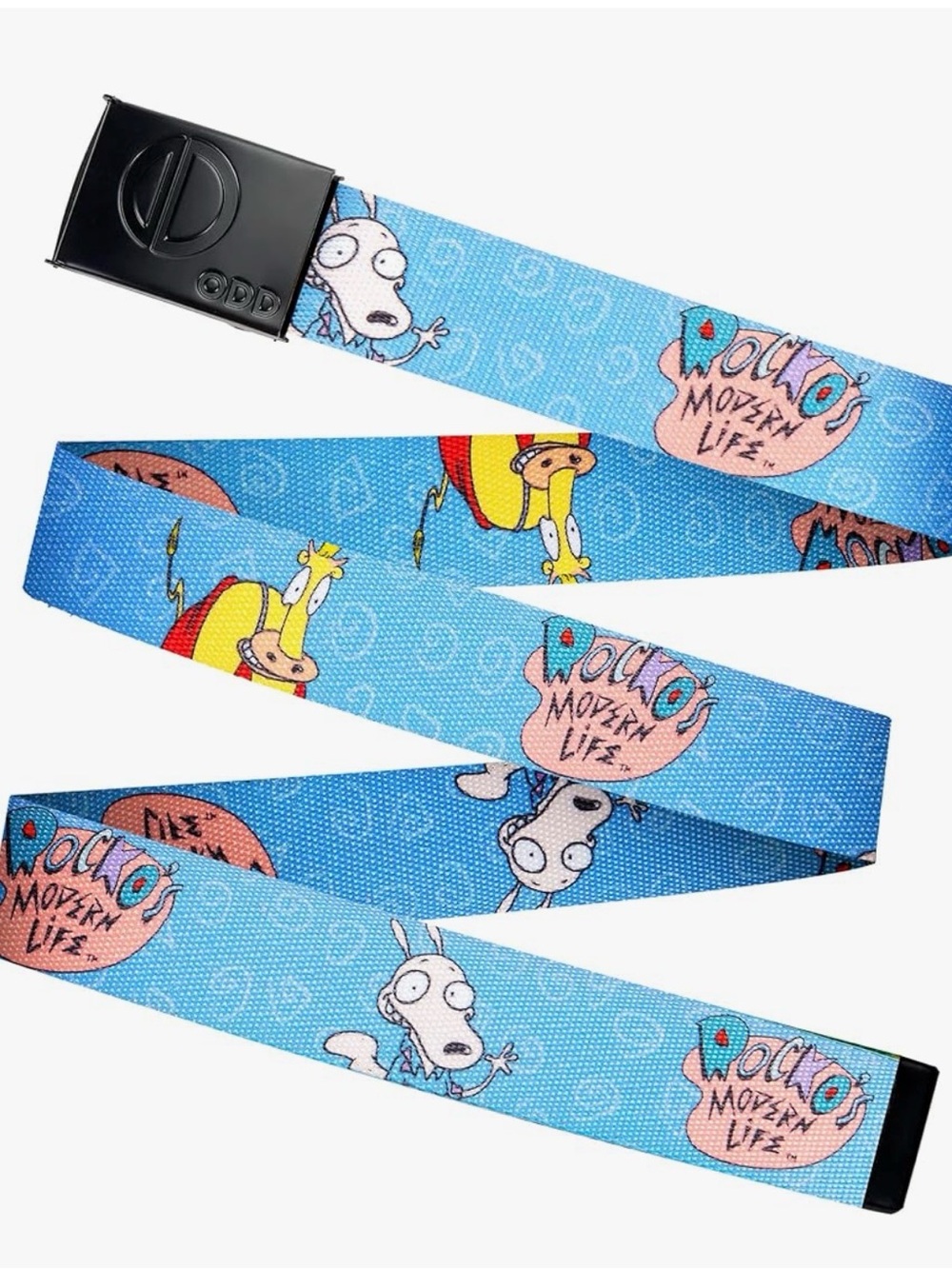 Rocko's Modern Life Blue Cartoon Webbing Belt